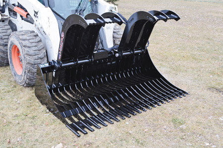 Heavy Duty Grapples Skid Loader