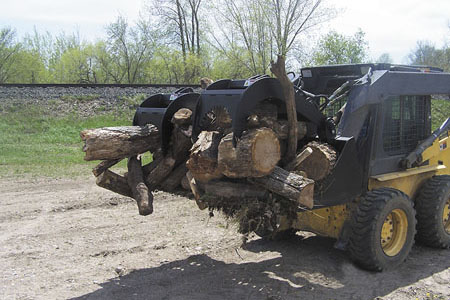 Heavy Duty Grapples Skid Loader