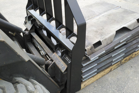 Standard Walk-Thru Pallet Forks Skid Loader