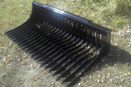 Heavy Duty Rock Bucket Skid Loader