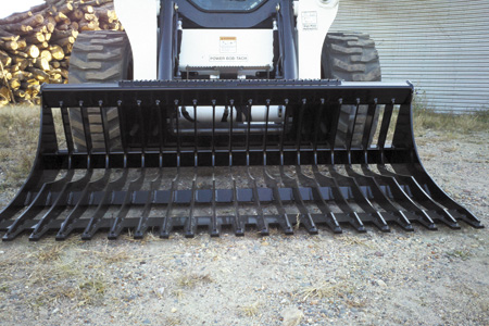 Heavy Duty Rock Bucket Skid Loader
