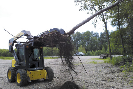 Stump Grapple Skid Loader